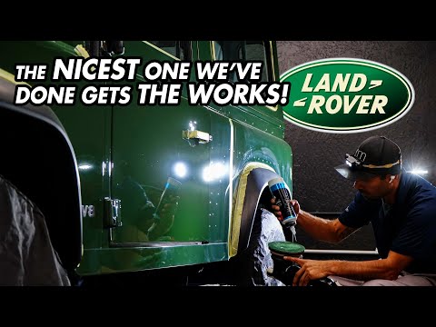 The WORKS! Defender D90 Resurrection: Full Detail, Dry Ice, Laser & Ceramic Coating
