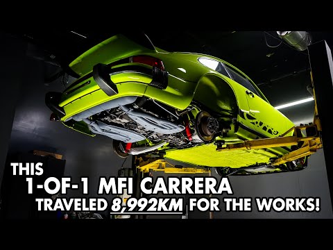 Unique Color 1-of-1 Porsche Carrera MFI traveled 8,992km and gets THE WORKS!