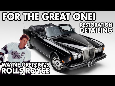Restoring Wayne Gretzky’s Rolls-Royce Corniche IV – A Gift from the LA Kings for Goal 802